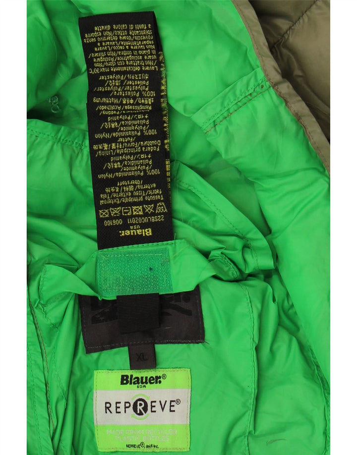 Blauer Polstret Herrejakke UK 42 XL Khaki Polyamid