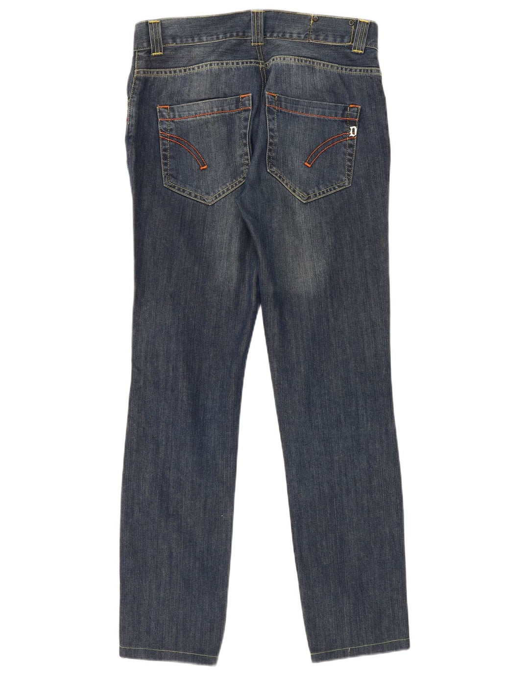Dondup Dame Slim Jeans W33 L33 Marineblå Bomuld