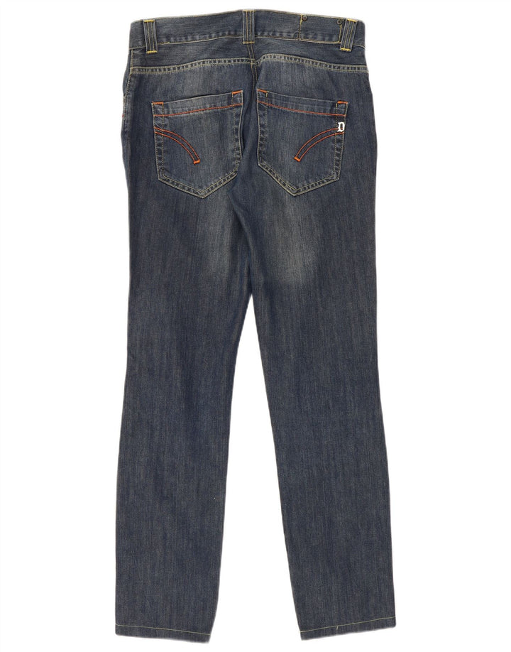 Dondup Dame Slim Jeans W33 L33 Marineblå Bomuld