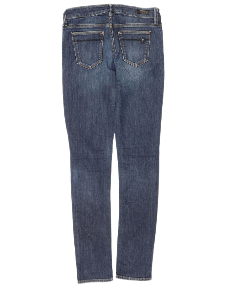 GUESS Dame Nicole Skinny Jeans W29 L30 Blå Bomuld