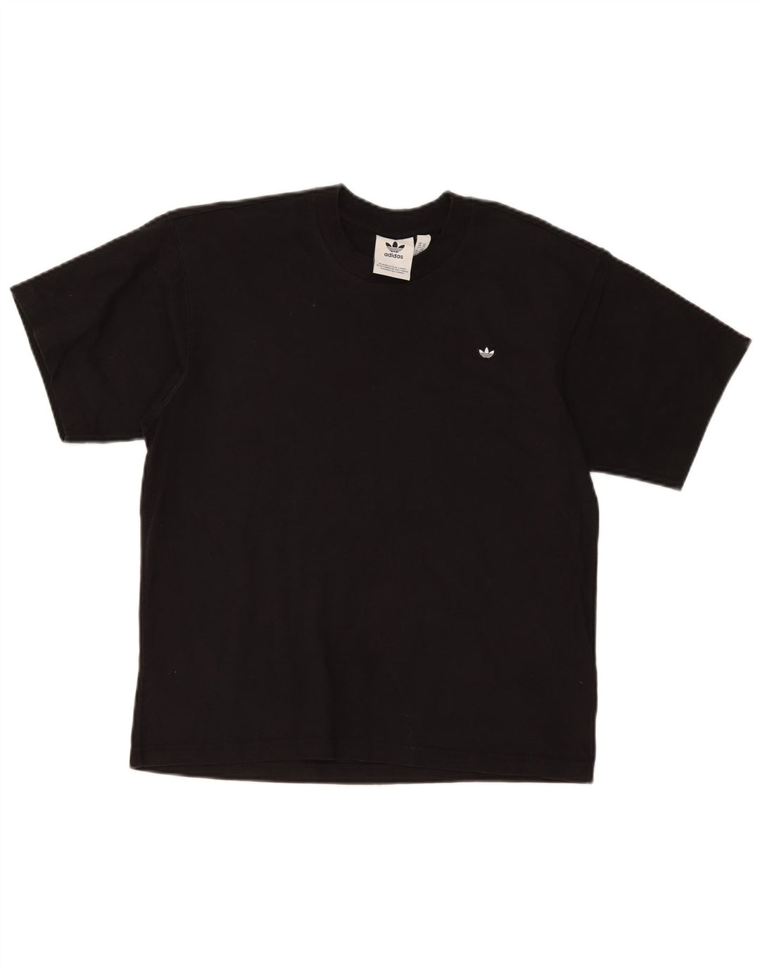Adidas Herre T-Shirt Top XS Sort Bomuld