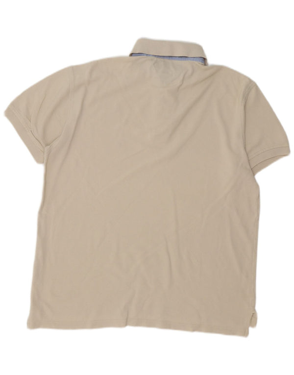 Tommy Hilfiger Herre Polo Shirt Large Beige