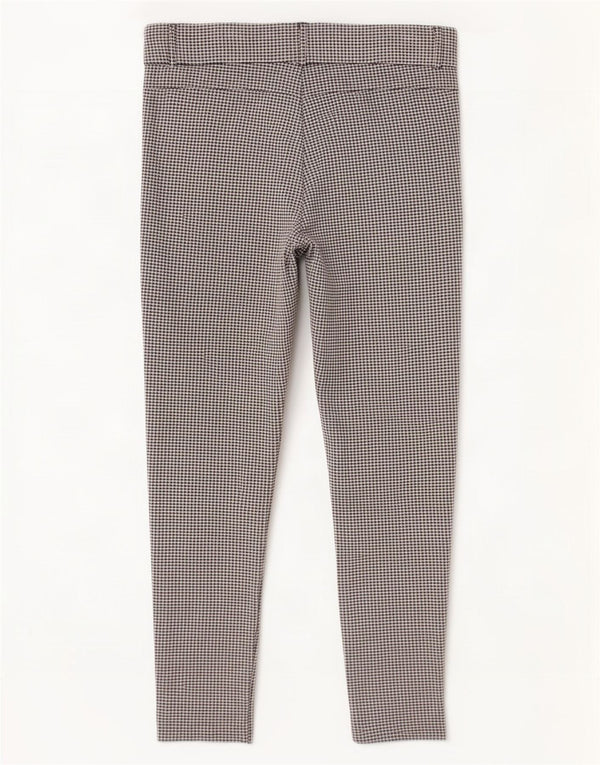 Zara Dame Trafaluc Graphic Crop Leggings UK 18 XL Sort Gingham