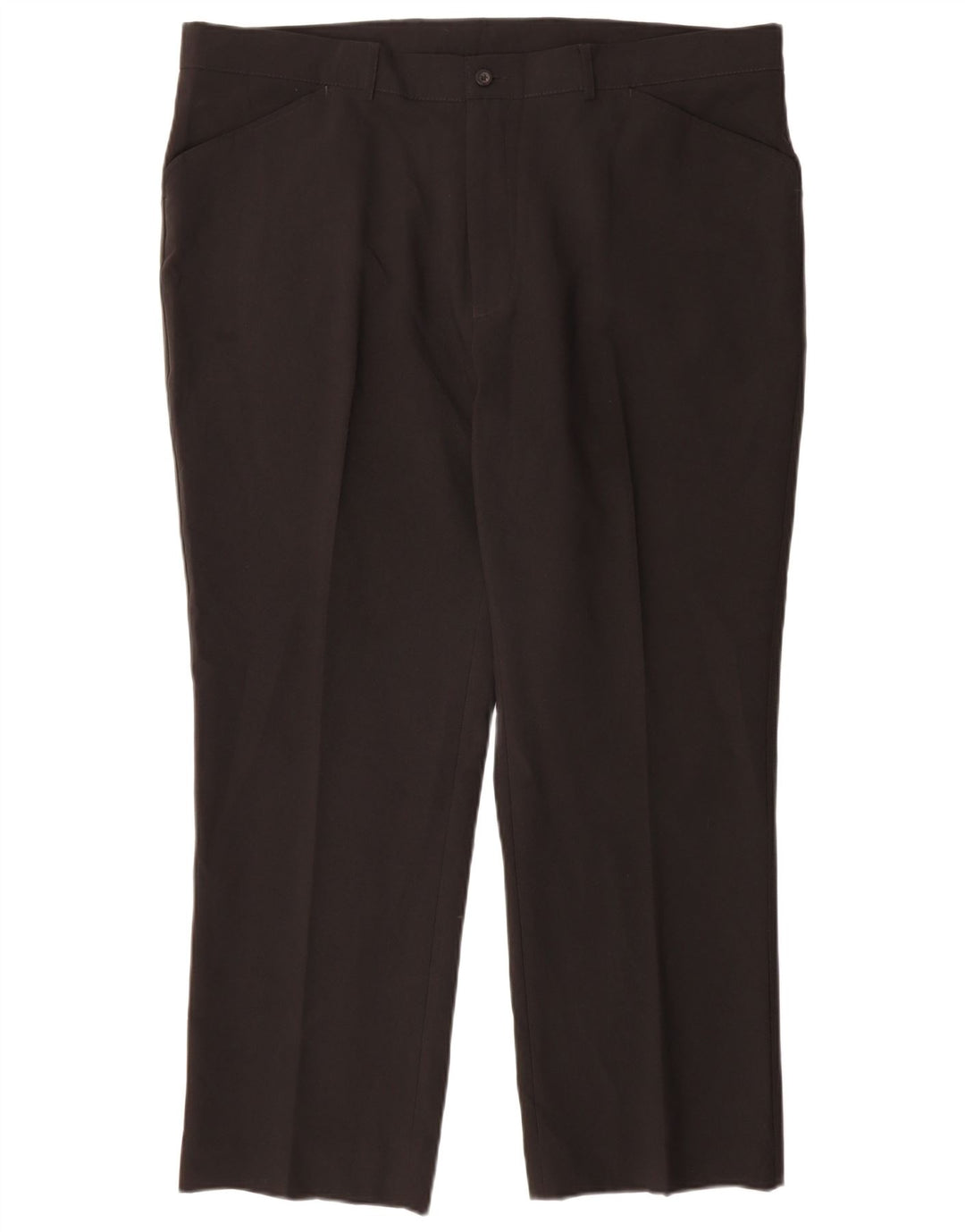 Farah Straight Casual Bukser til mænd W42 L29 Sort polyester