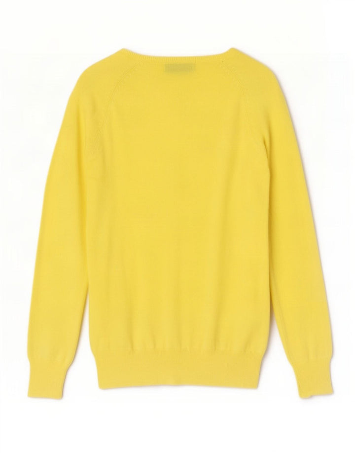 Zara Dame Cardigan Sweater UK 18 XL Gul