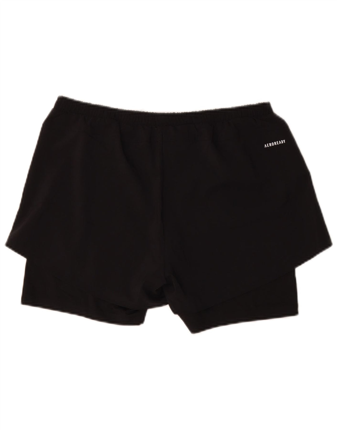 Adidas sportsshorts til kvinder UK 12/14 medium sort polyester