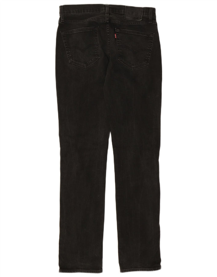 Levi's Herre 512 Slim Tapered Jeans W32 L34 Sort Bomuld