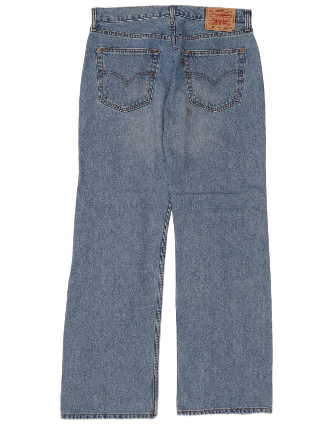 Levi's Herre 527 Bootcut Jeans W34 L32 Blå Bomuld