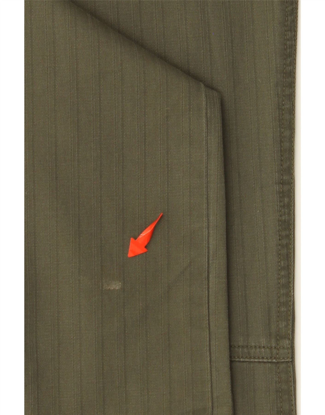 COLUMBIA Lige fritidsbukser til kvinder US 12 Large W34 L31 Khaki stribet