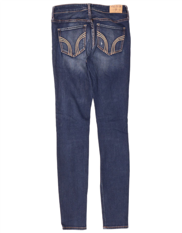 HOLLISTER Dame Distressed Skinny Jeans US 3 XS W26 L31 Blå Bomuld