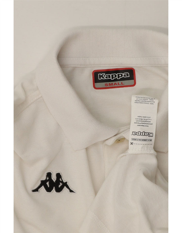 Kappa herre poloshirt lille hvid bomuld