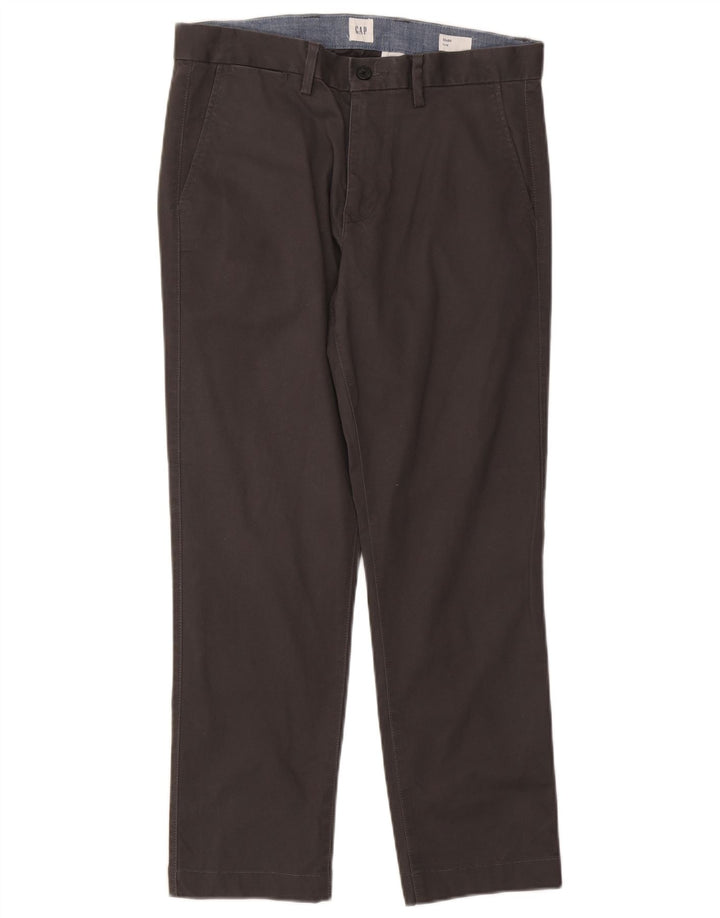 Gap Herre Slim Chino Bukser W32 L30 Grå Bomuld