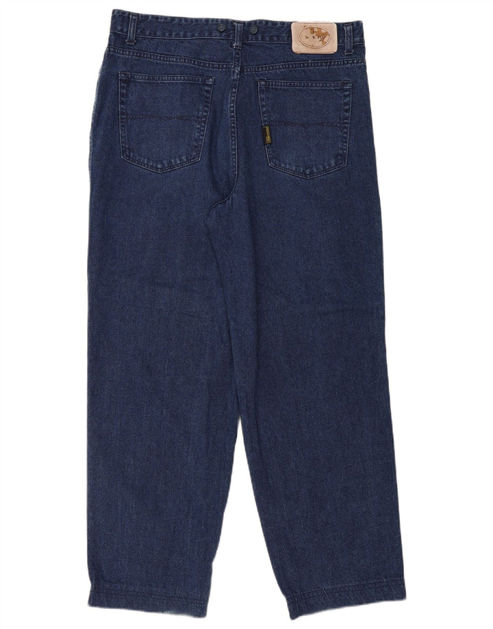 Trussardi Lige Jeans til kvinder W34 L30 Marineblå Bomuld