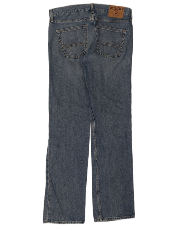 Hollister Dame Bootcut Jeans W30 L32 Blå Bomuld