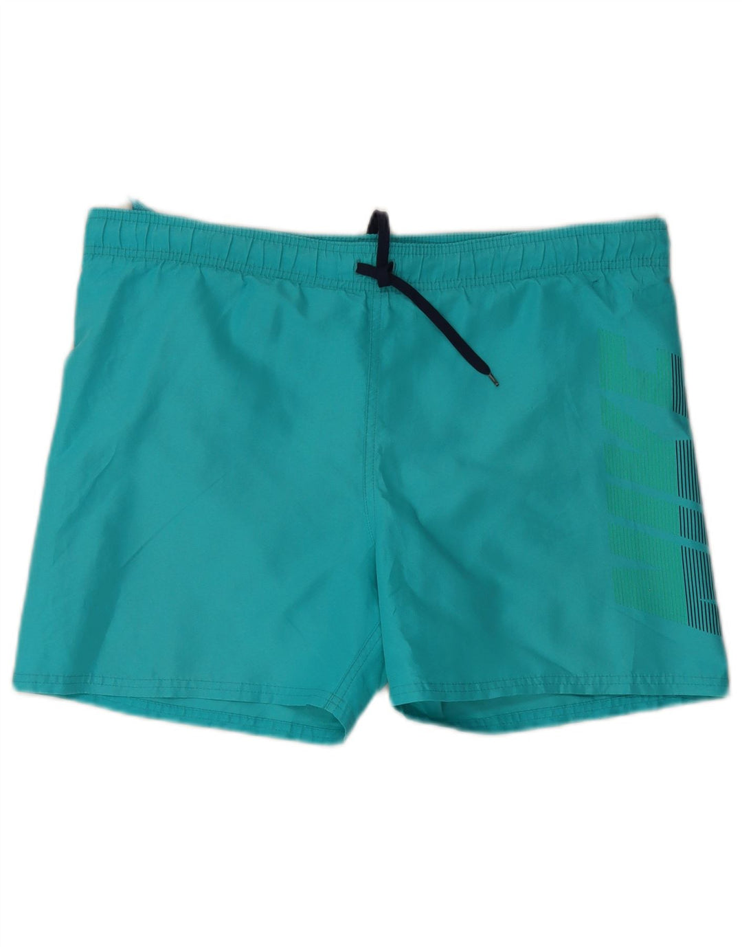 Nike grafiske svømmeshorts til mænd mellemblå polyester