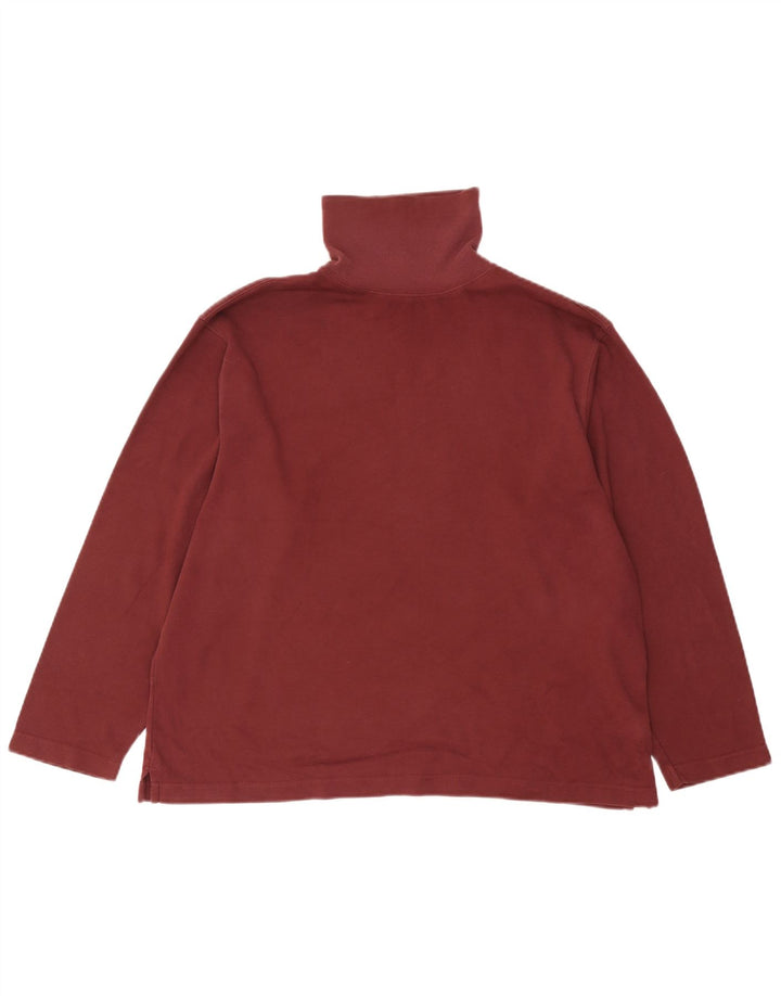Marks & Spencer Dame Oversized Top Langærmet UK 16 Large Burgundy