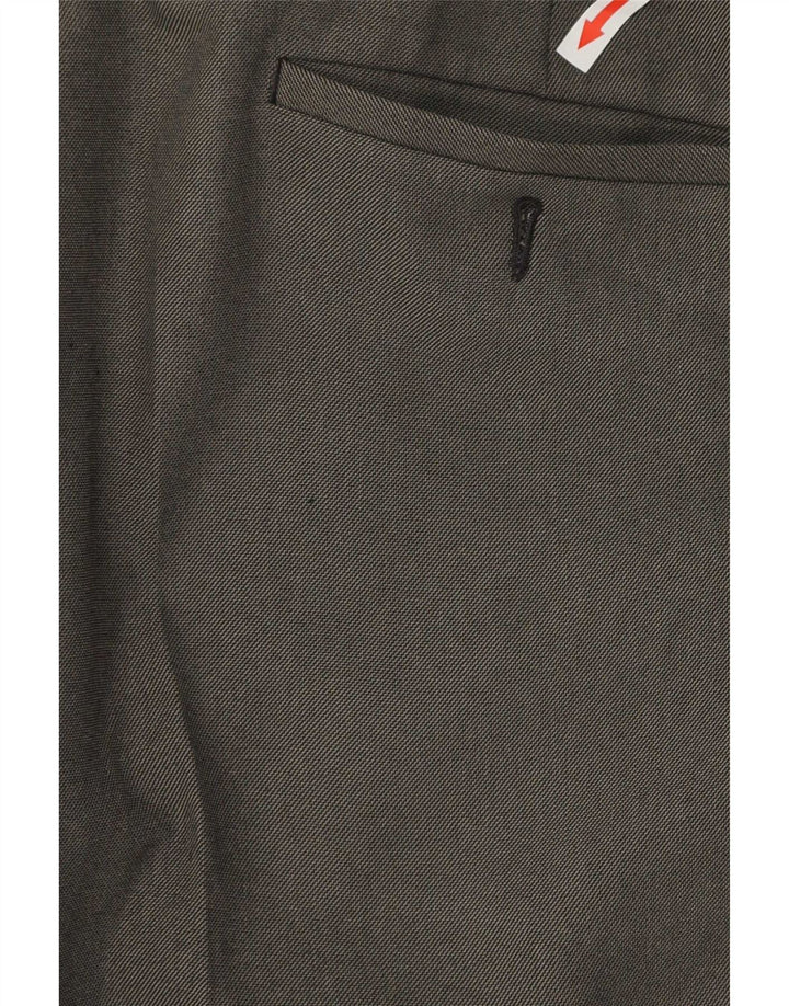 Marks & Spencer Straight Suit bukser til mænd W36 L29 sort polyester