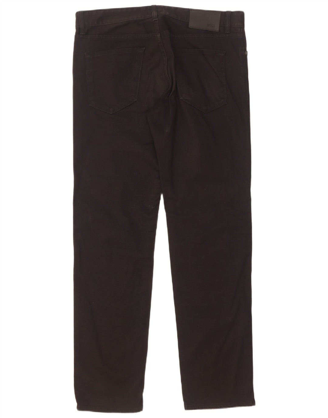 Hugo Boss Straight Jeans til mænd W34 L32 Sort bomuld