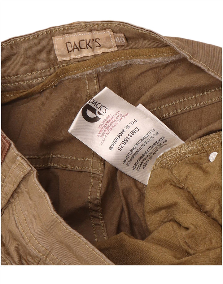 Dacks Slim Casual Bukser til mænd IT 48 Medium W34 L31 Brun Bomuld