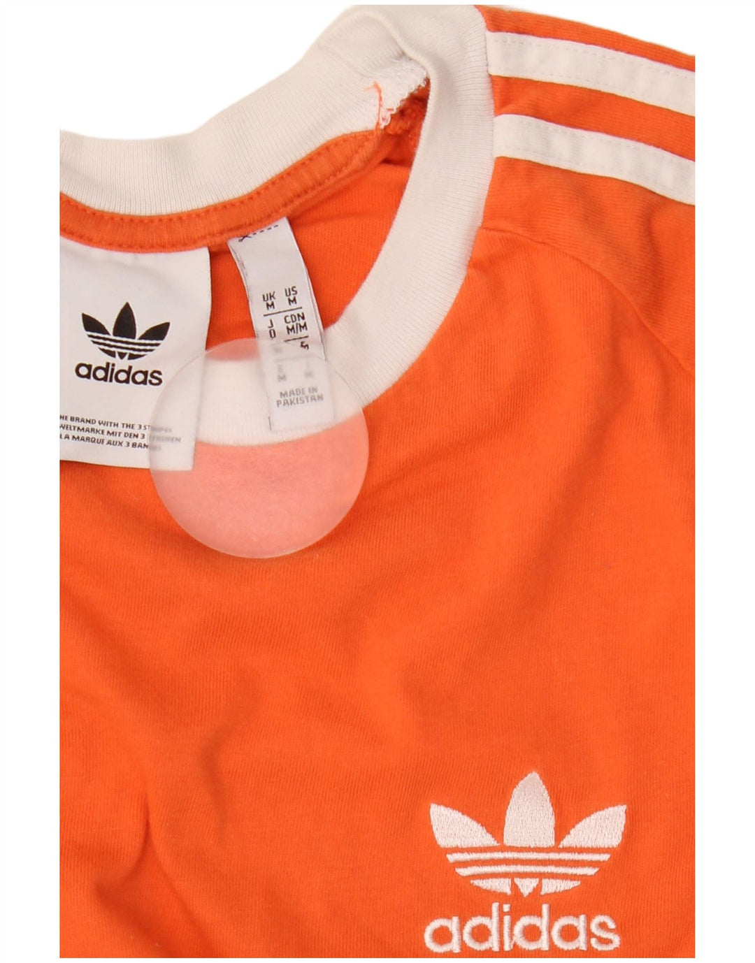 Adidas Herre T-Shirt Top Medium Orange