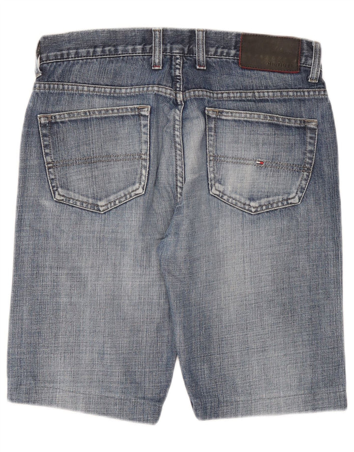 Tommy Hilfiger Herre Denim Shorts W32 Medium Blue Bomuld