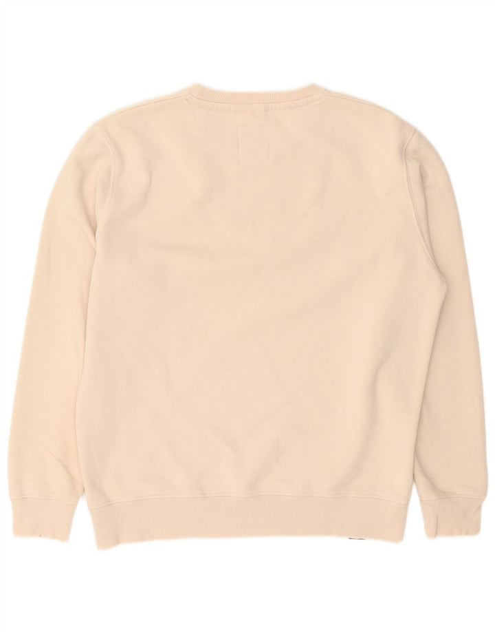 Alpha Industries Herre grafisk sweatshirt Jumper Medium Beige Bomuld