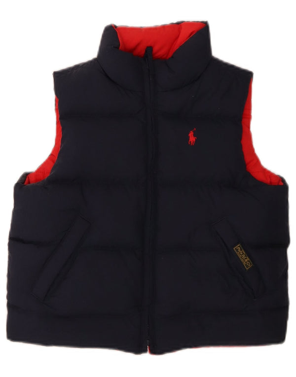 Polo Ralph Lauren Boys Vendbar polstret Gilet 2-3 år marineblå