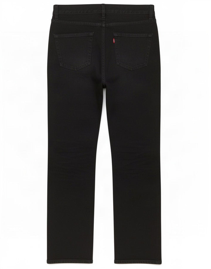 Levi's lige jeans til kvinder W33 L34 sort bomuld