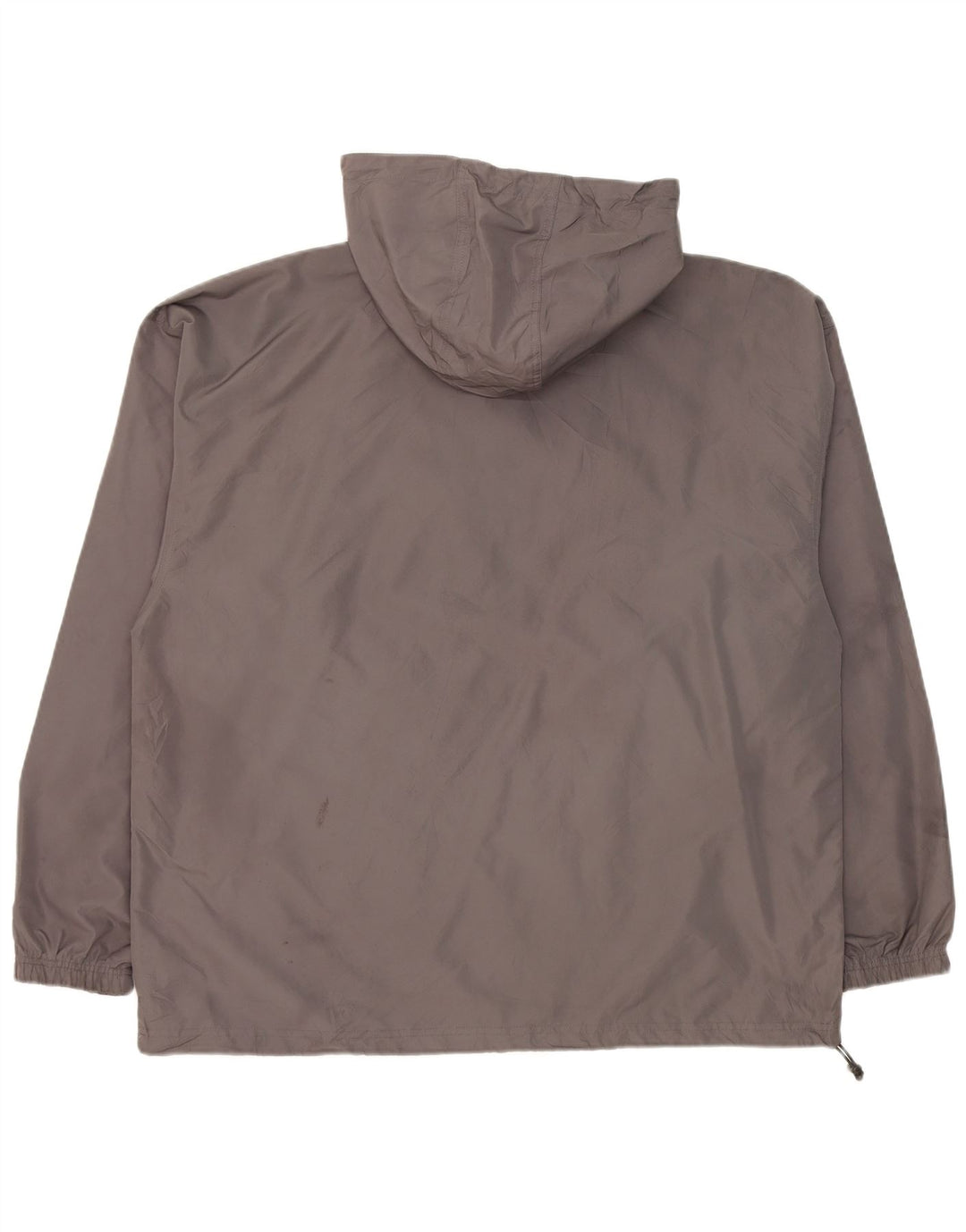 Champion Herre grafisk regnjakke med hætte UK 42 XL Grå polyester