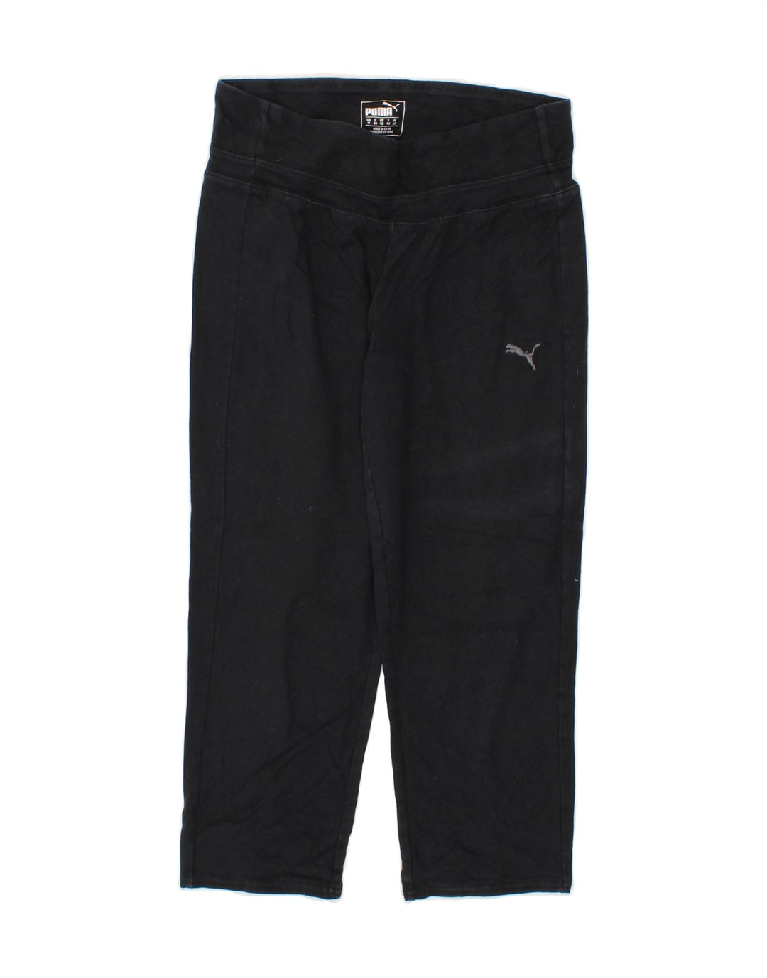 PUMA Womens Capri Tracksuit Trousers UK 12 Medium  Black Cotton Vintage Puma and Second-Hand Puma from Messina Hembry 