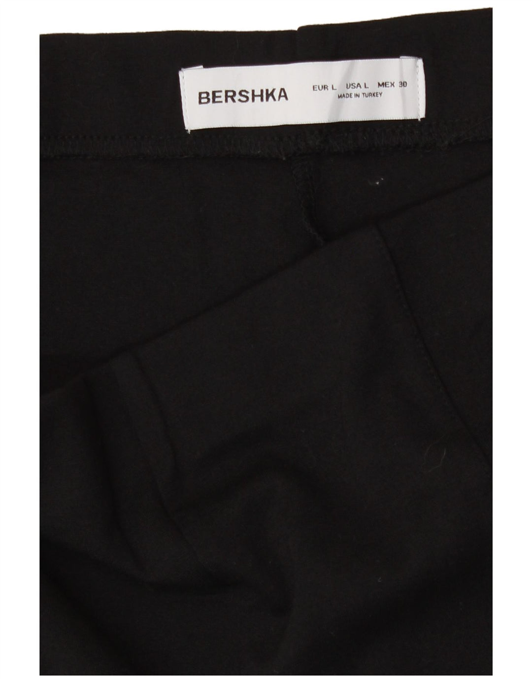 Bershka Womens Hot Pants Large W32 Sort viskose