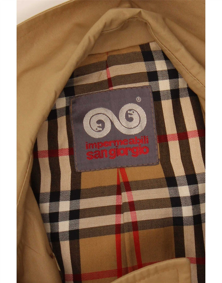 Sangiorgio Herre Trench Coat IT 54 2XL Beige Polyester