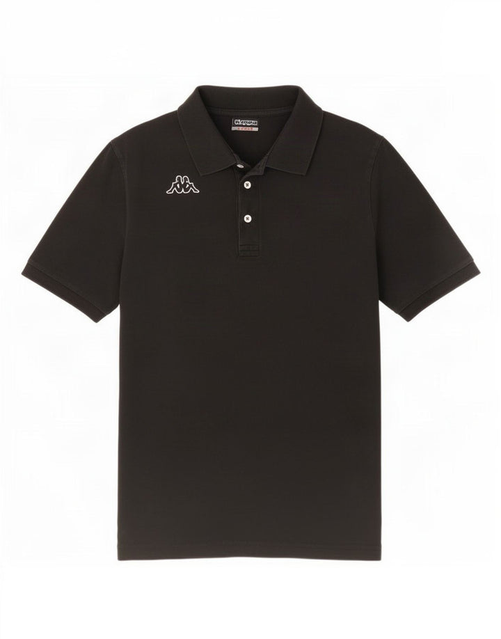 Kappa herre poloshirt stor sort bomuld