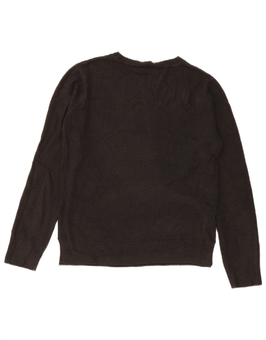 Marks & Spencer Dame sweater med rund hals DK 12 Medium Sort Akryl