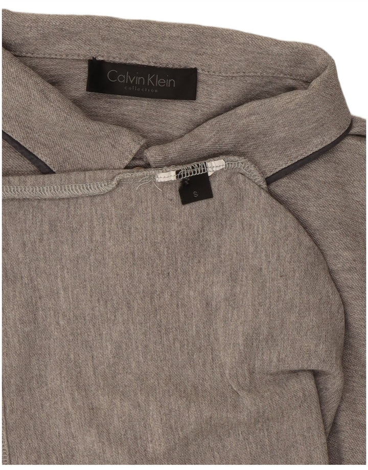 Calvin Klein Langærmet Polo Shirt til mænd, lille grå