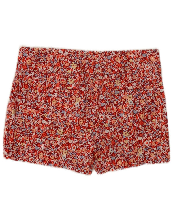 Calvin Klein Dame Hot Pants US 2 XS W30 Rød Blomsterbomuld