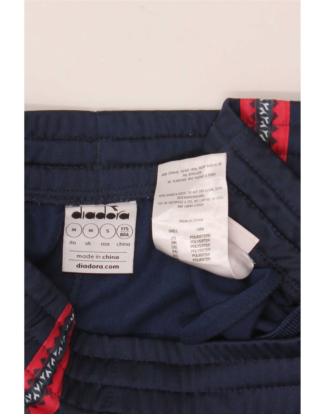 Diadora Herre træningsdragt Bukser Joggers Medium Navy Blue Colourblock