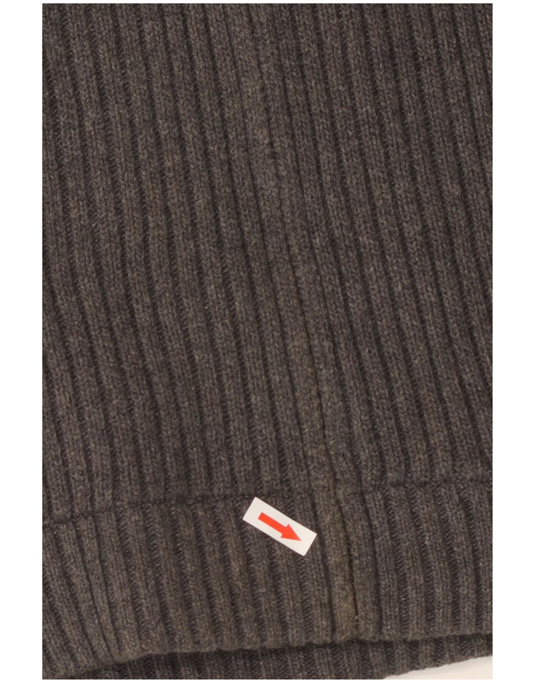 Massimo Dutti Herre Hættestrikket Vendbar Jakke UK 42 XL Grå