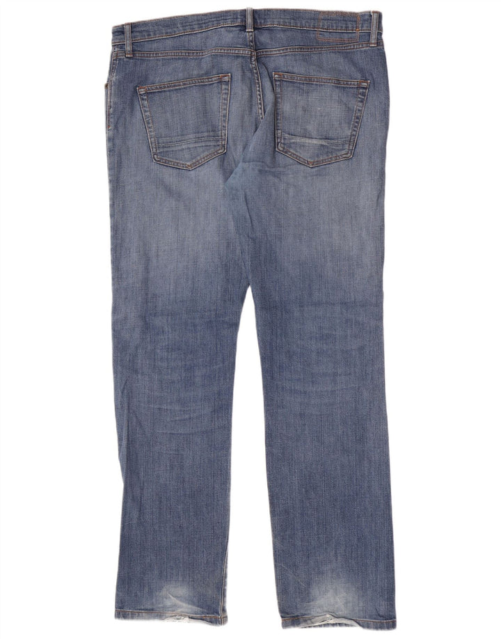Marks & Spencer Straight Jeans til mænd W36 L33 blå bomuld
