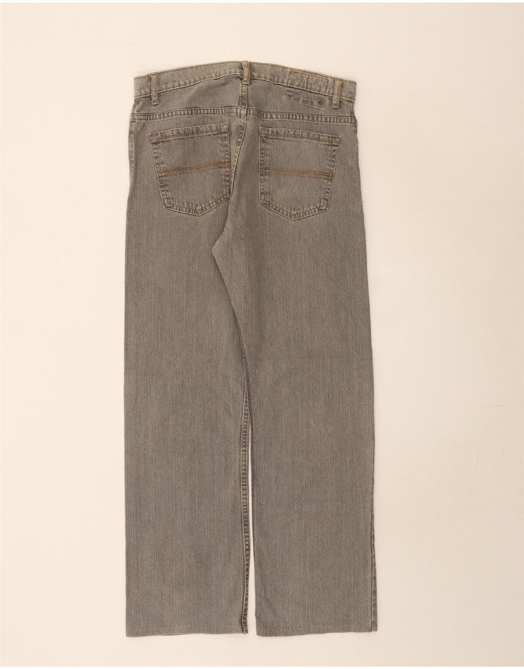 Marks & Spencer Straight Jeans til mænd W34 L31 Grå bomuld