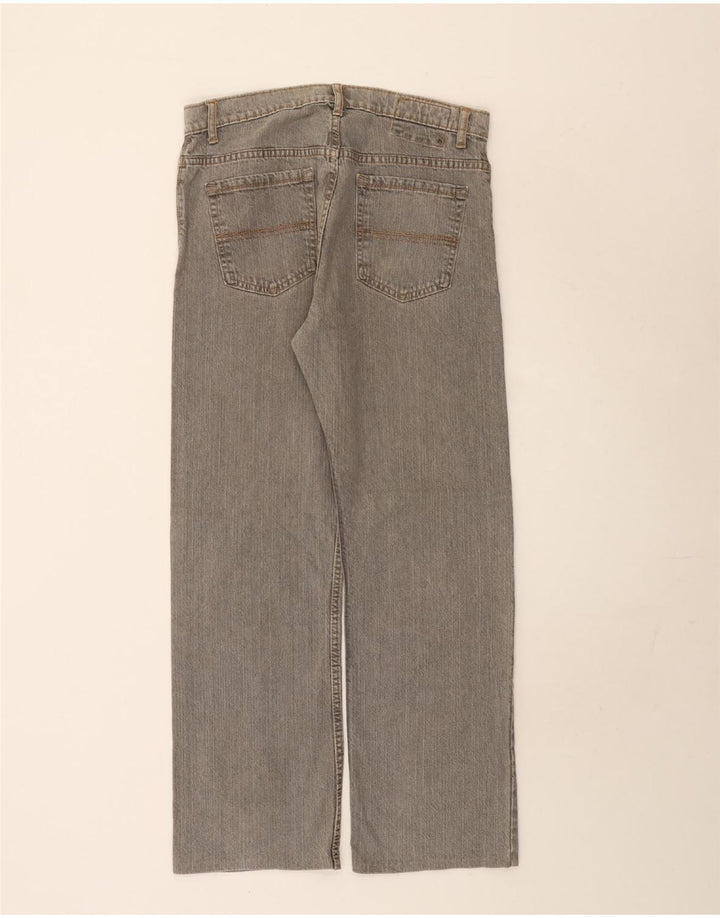 Marks & Spencer Straight Jeans til mænd W34 L31 Grå bomuld