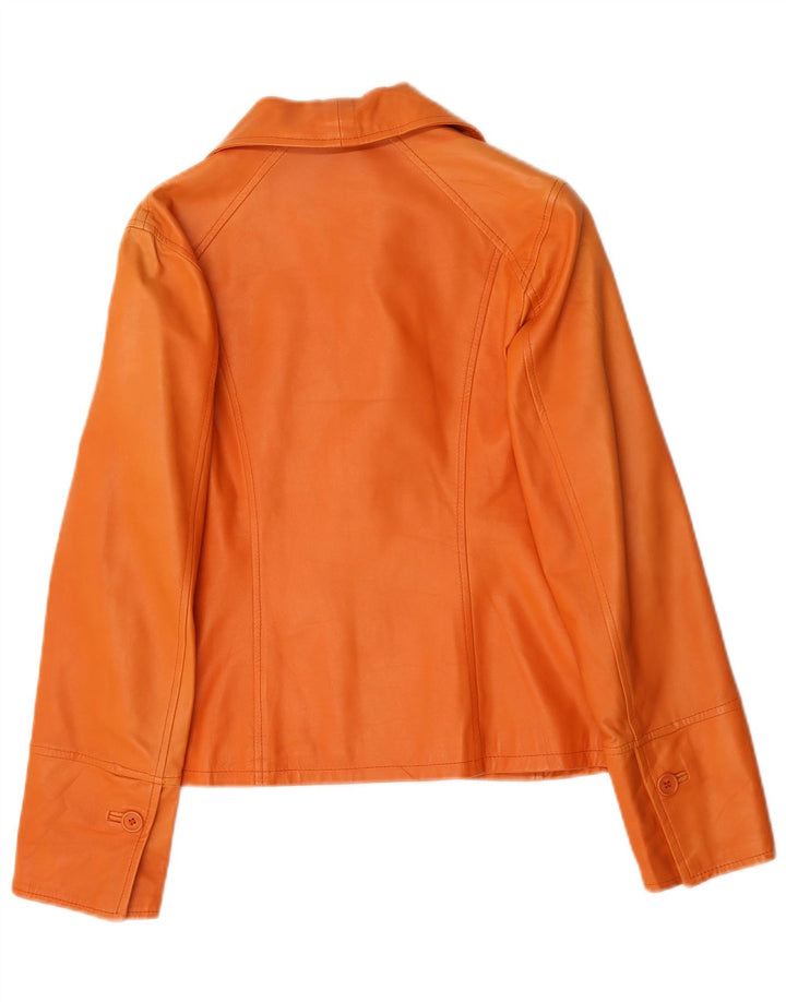 Lavorazione Artigianale Dame 3-knaps blazerjakke IT 44 Medium Orange