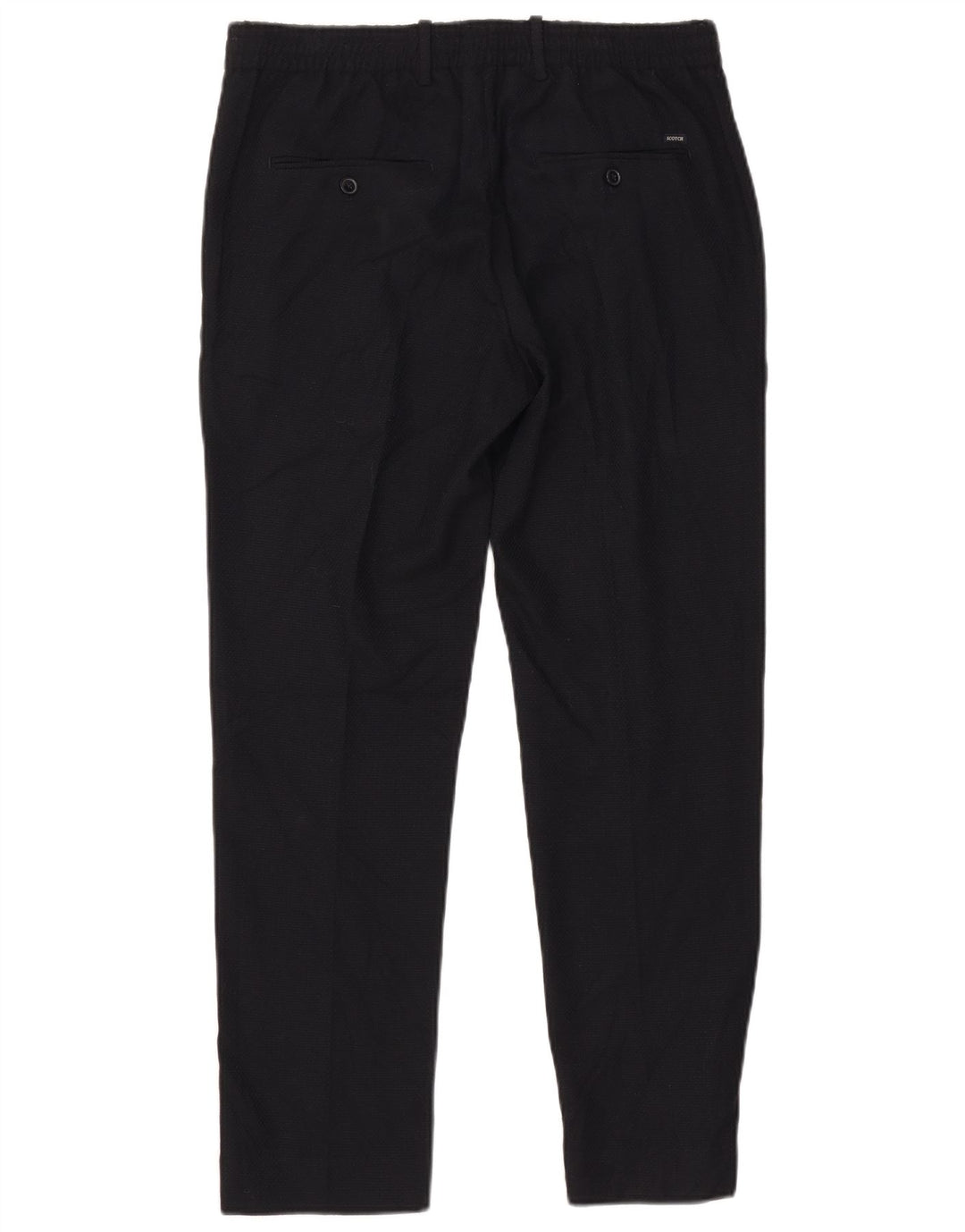 SCOTCH & SODA Slim Casual Bukser til mænd W31 L29 Sort Polyester