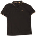 Hugo Boss Herre Slim Fit Polo Shirt Stor Sort Stribet