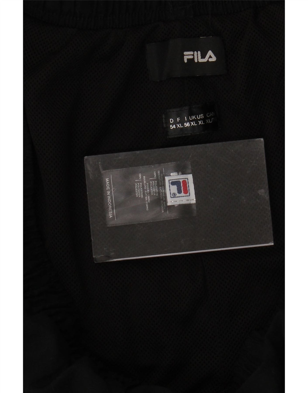 FILA Hel træningsdragt til mænd XL sort polyester