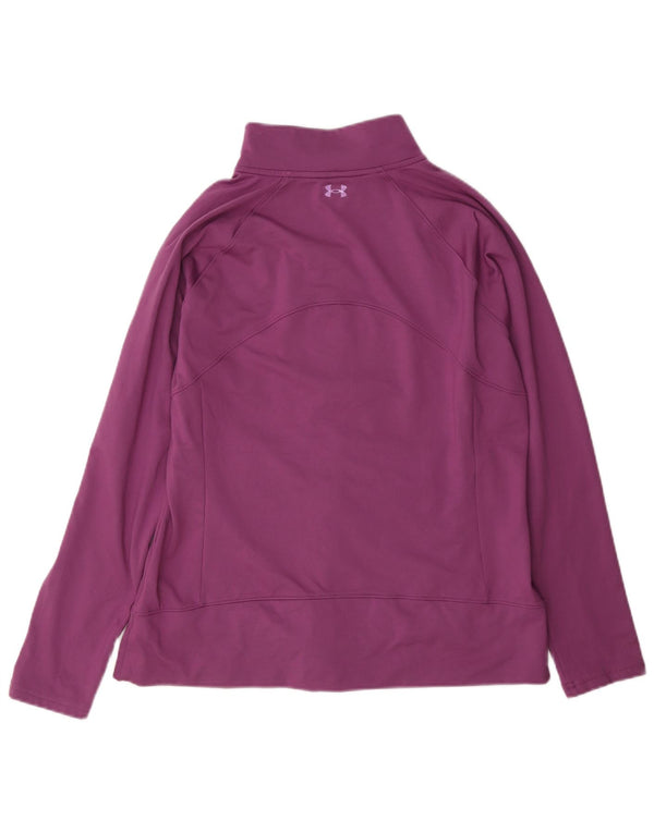 Under Armour Dame træningsdragt Topjakke UK 14 Stor lilla polyester