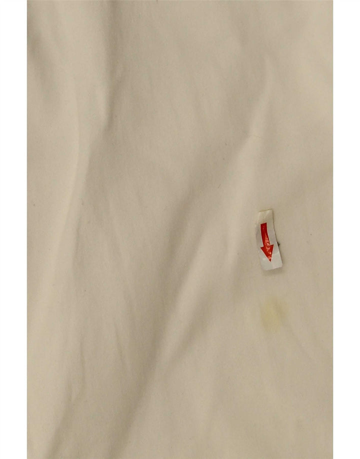 Kappa Chino Shorts til kvinder IT 42 Medium W30 Off White Bomuld