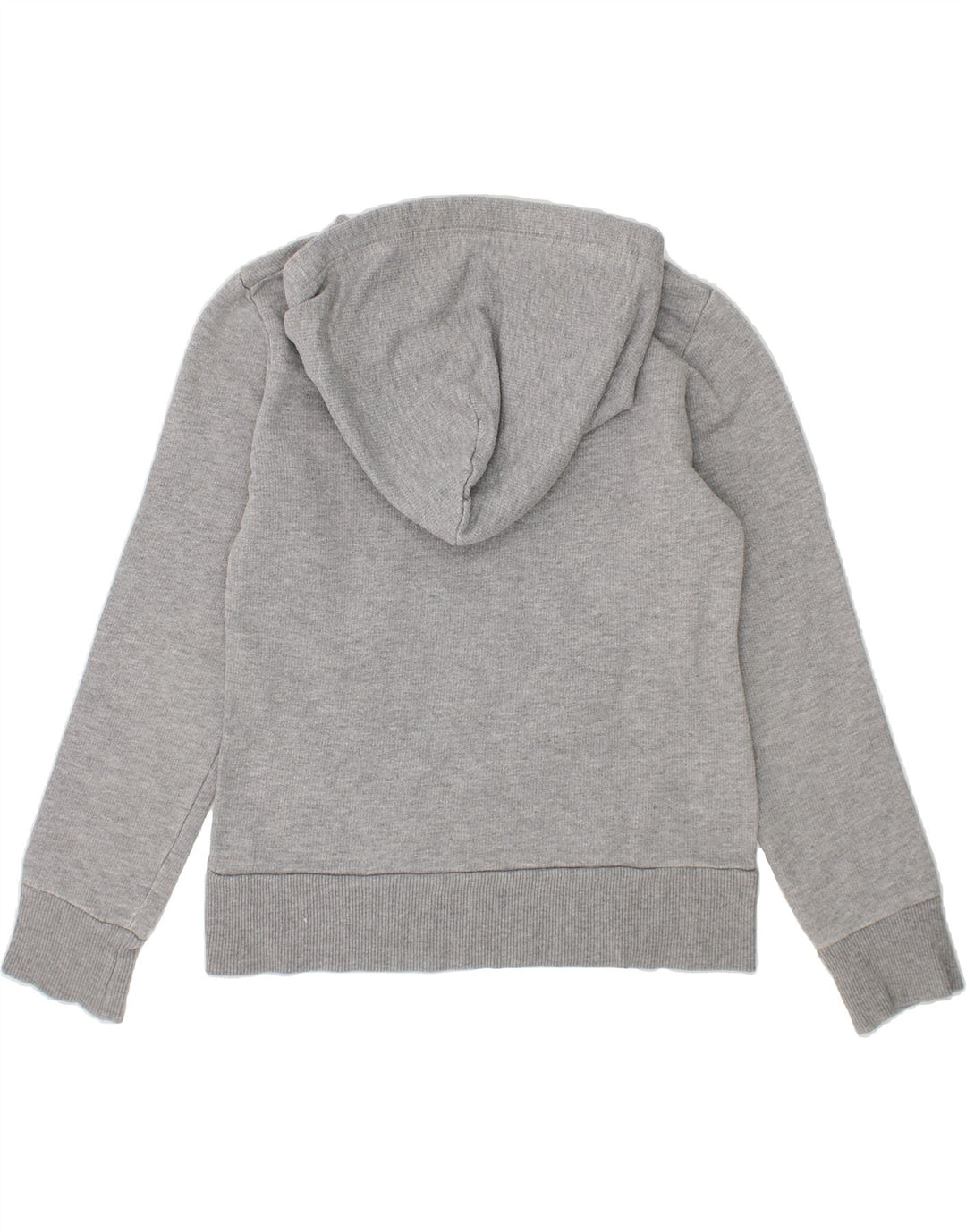 LEVI'S Girls Graphic Hoodie Jumper 7-8 Years Grey Vintage Levi's and Second-Hand Levi's from Messina Hembry 