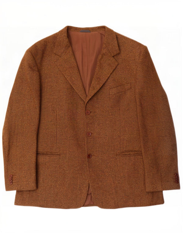 Lebole Herre 3-knaps blazerjakke UK 42 XL Beige sildeben