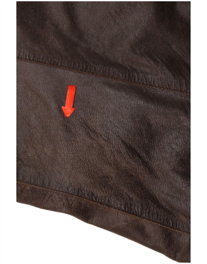 Massimo Rebecchi Dame 2 Knaps Blazer Jakke IT 46 Stor Brun